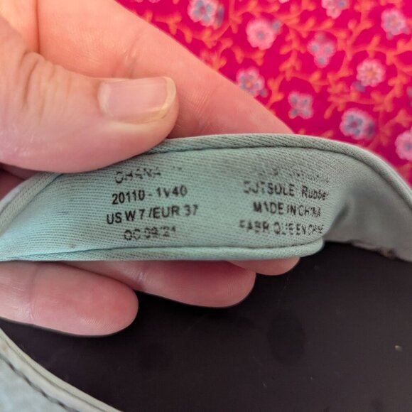 OluKai Ohana Thong Sandal Flip Flop Water Resistant Leather Arch Support Blue - Picture 4 of 6